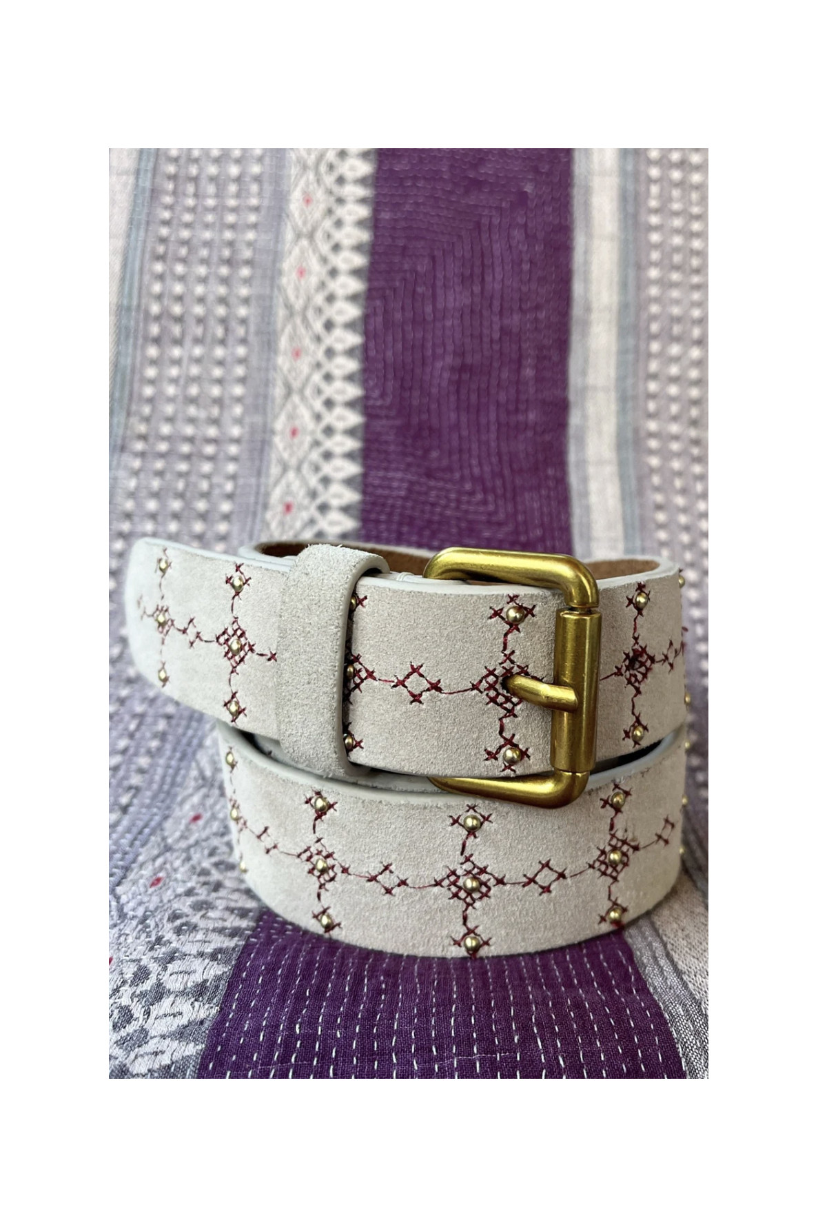 CEINTURE CARTAGO - BEIGE SAHARA - 5