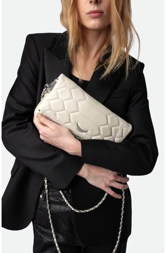 QUILTED ROCK CLUTCH - 6