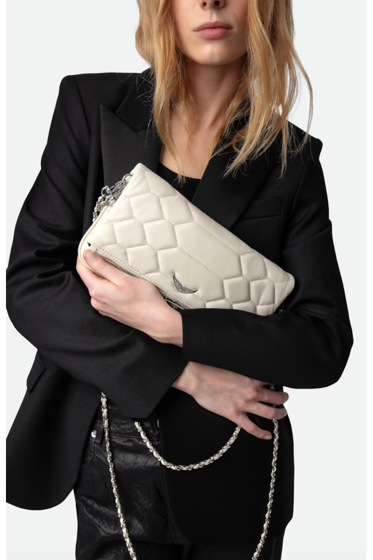 QUILTED ROCK CLUTCH - 6