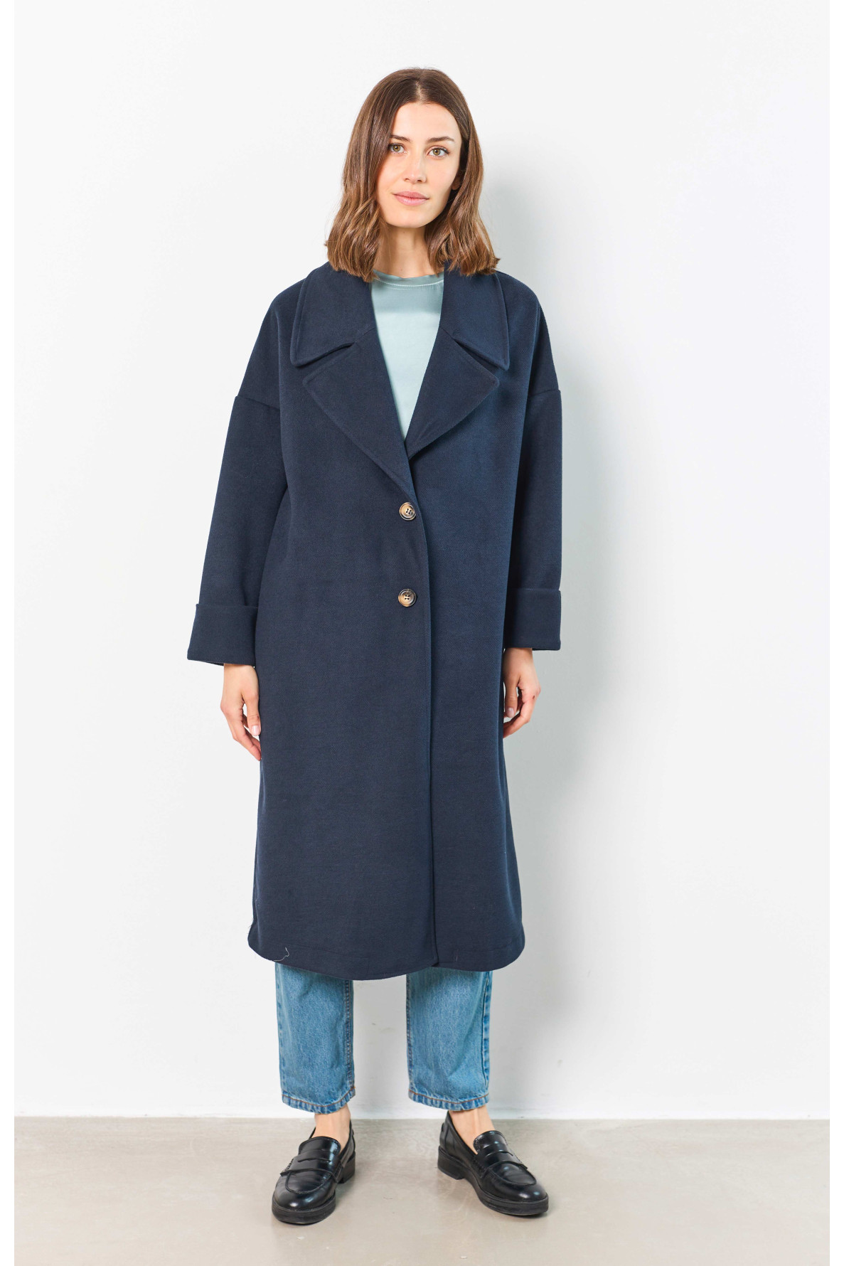 manteau lg oversize manches 3/4 - 5