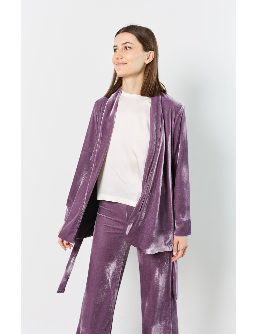 VELVET BLAZER - 