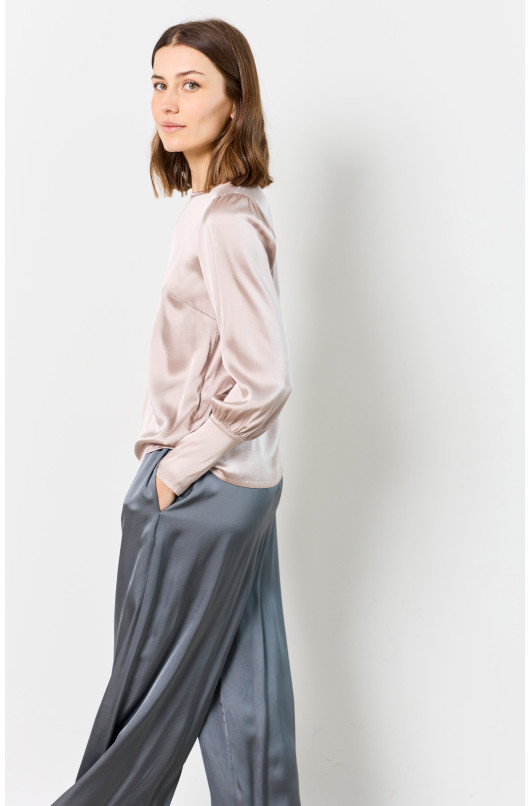 BLOUSE EN SATIN - 5