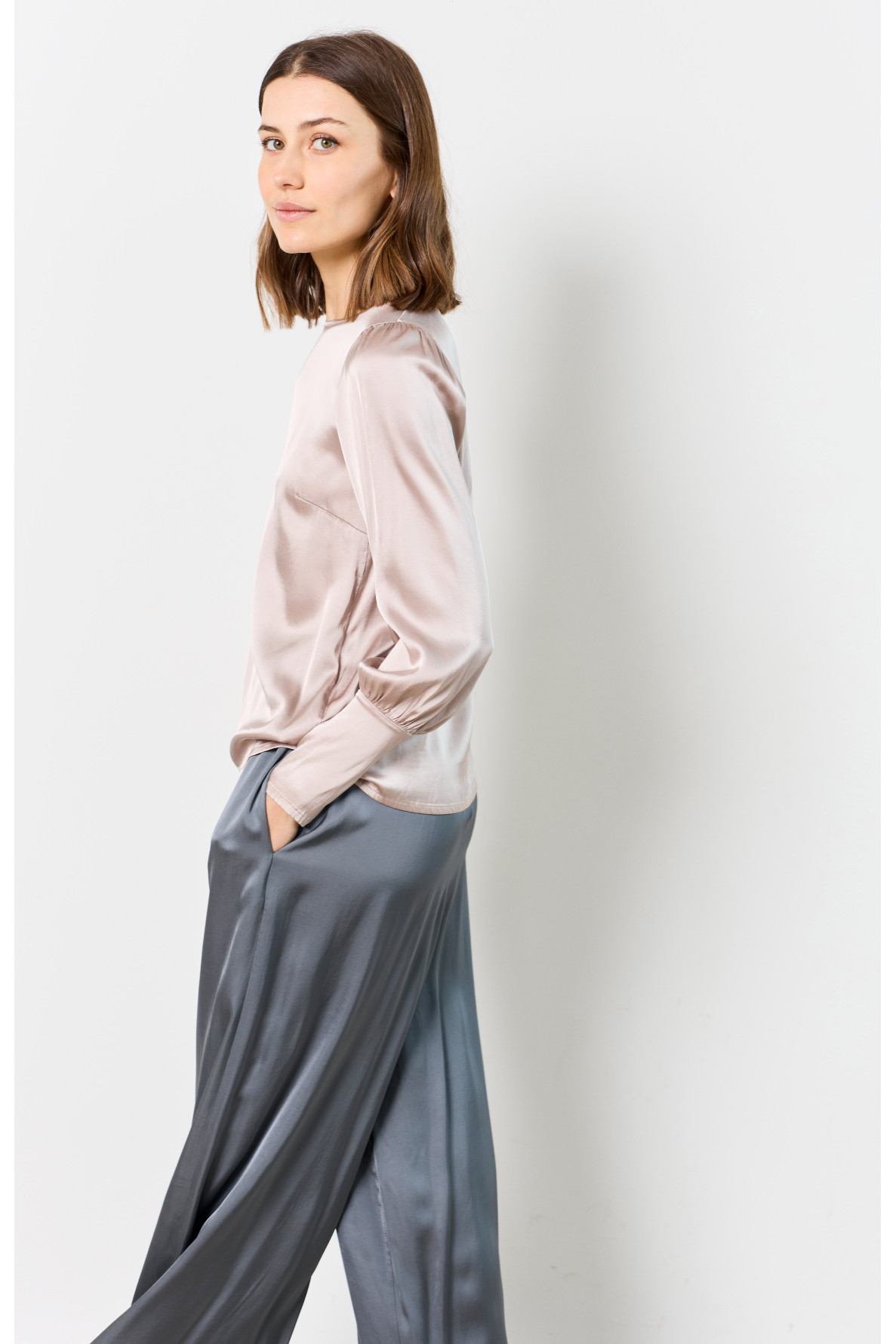 BLOUSE EN SATIN - 5