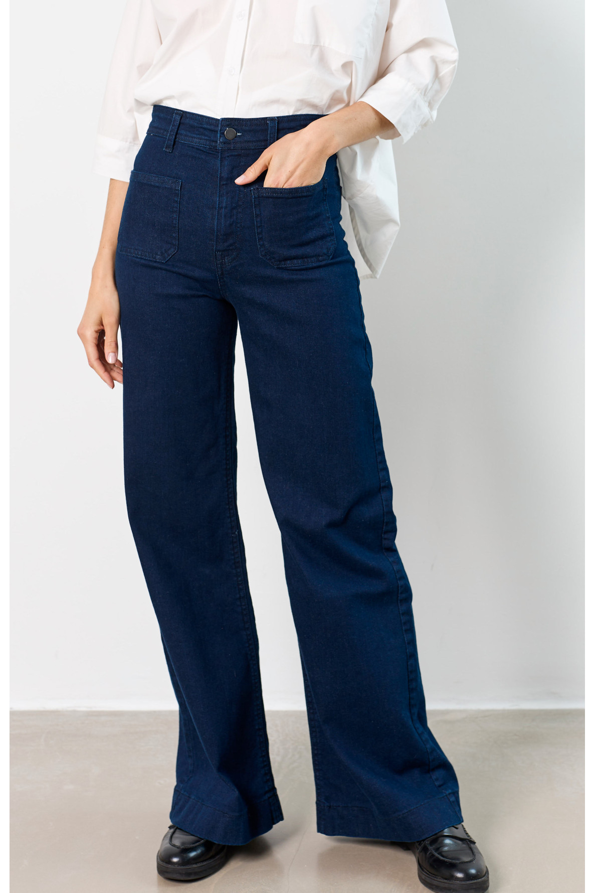 SQUARE POCKET JEANS - 1