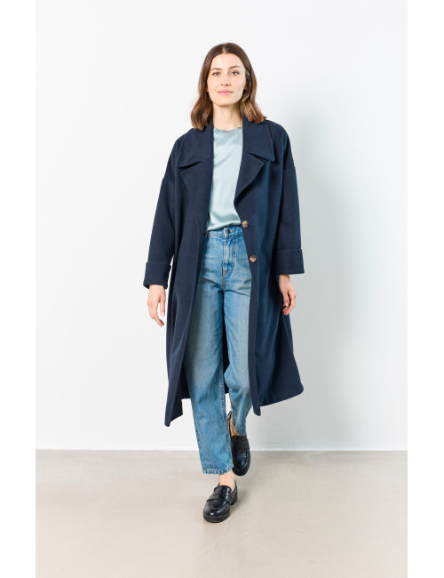 MANTEAU LONG OVERSIZE - 2 - Love@me - 2 