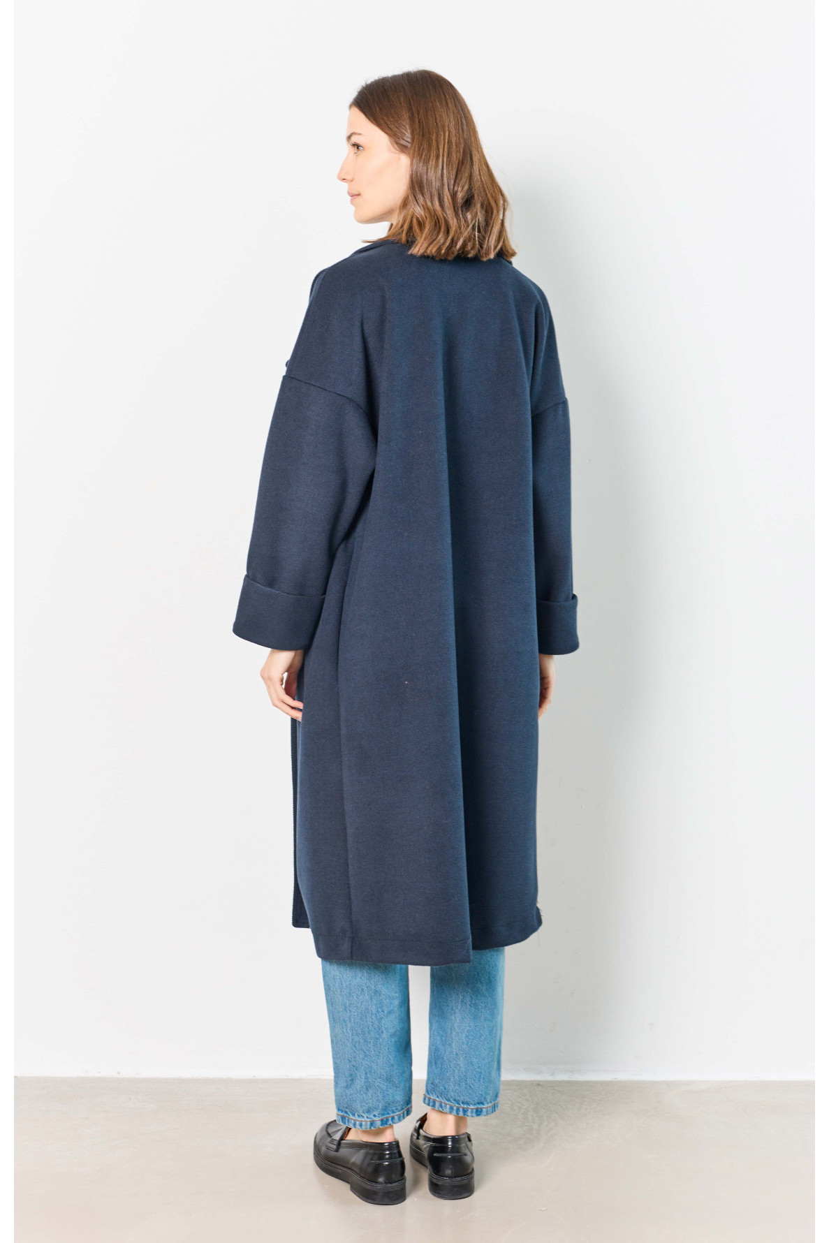 MANTEAU LONG OVERSIZE - 5