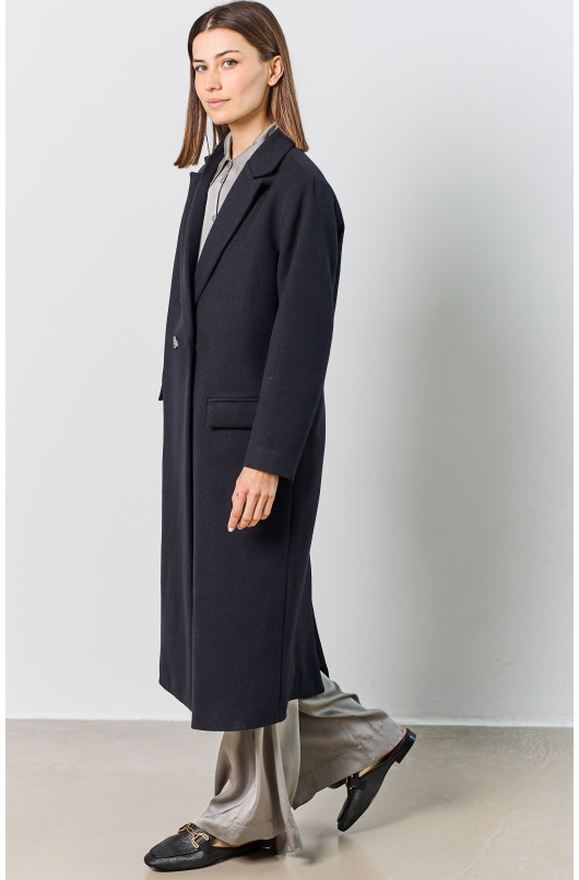 LONG SOLID COAT - 2 - Love at Me - 2 