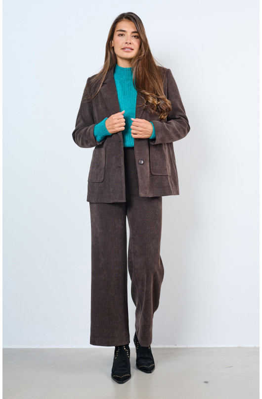 SOFT VELVET BLAZER - 3 - The Korner - 3 