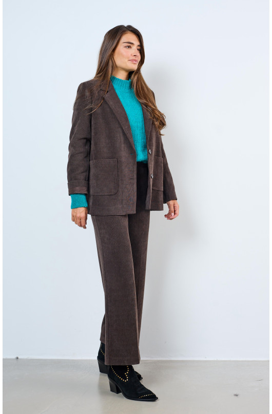 FLUWELEN BLAZER - 4