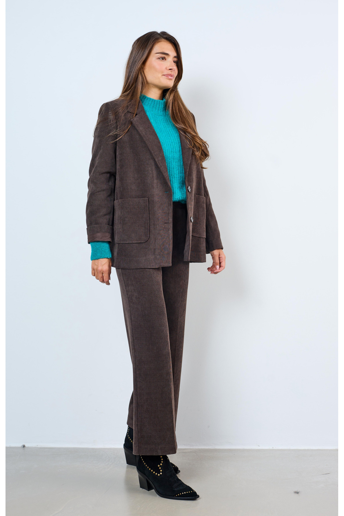 BLAZER VELOUR SOUPLE - 4