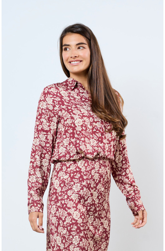 TWO-TONE PRINT SHIRT - 1 - The Korner - 1 