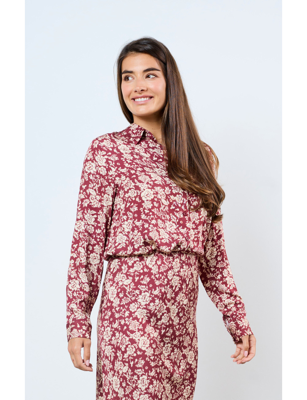 TWEEKLEURIGE PRINT BLOUSE - 