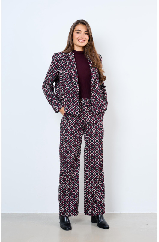 PRINTED VELVET PANTS - 3 - The Korner - 3 