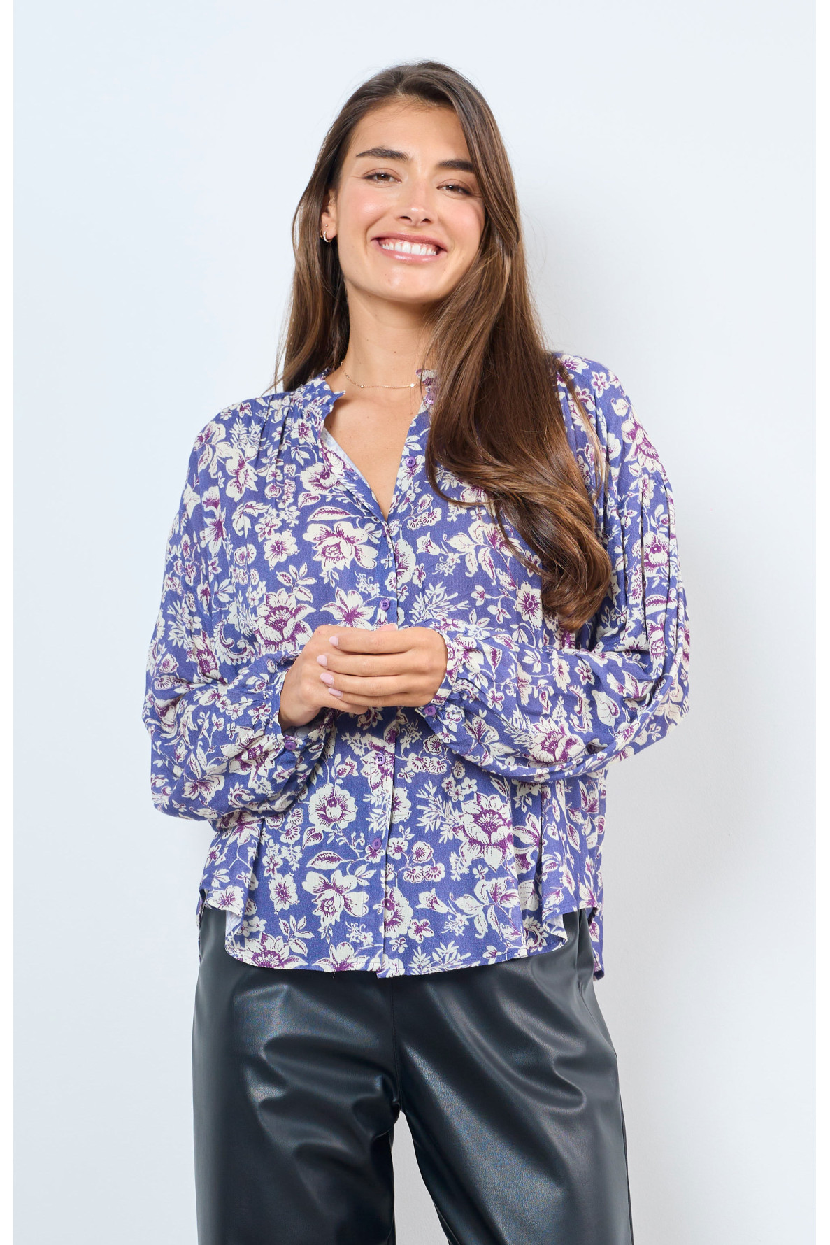 BLOEMENPRINT BLOUSE - 1