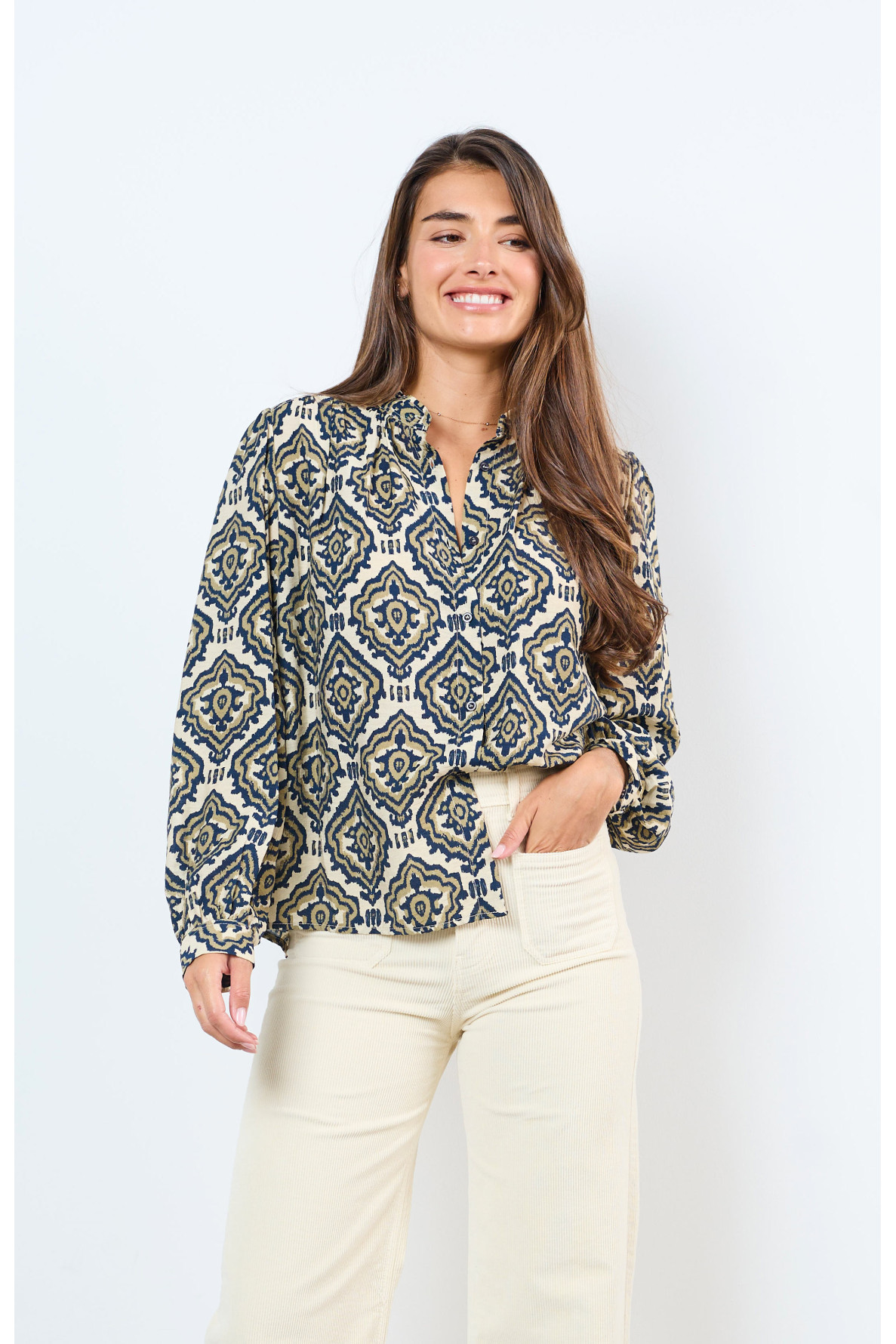 AZTEC PRINT SHIRT - 4