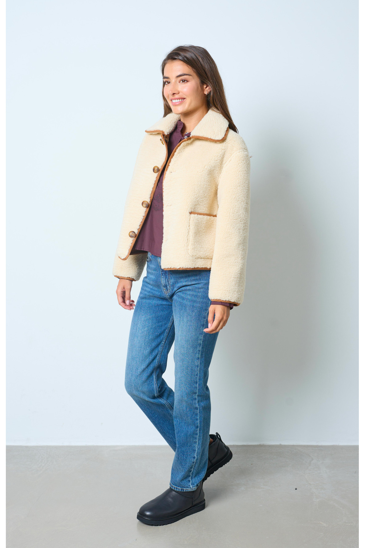 REVERSIBLE SHEEPSKIN JACKET - 2