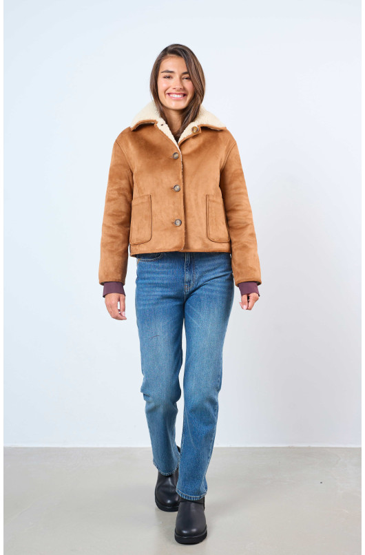 REVERSIBLE SHEEPSKIN JACKET - 8