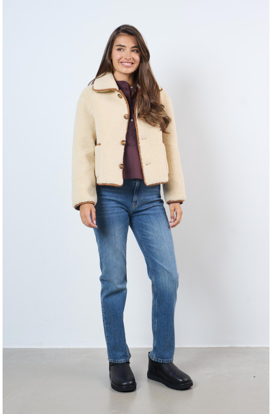 REVERSIBLE SHEEPSKIN JACKET - 4