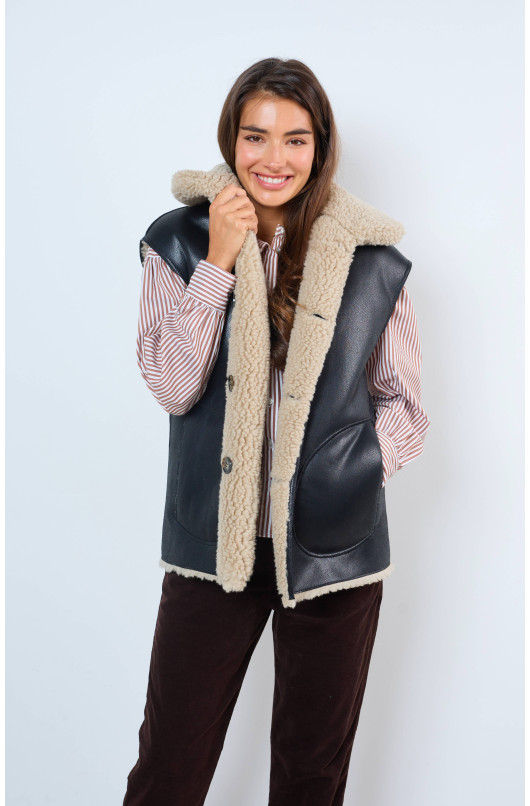 REVERSIBLE SHEEPSKIN JACKET - 1 - Hod - 1 