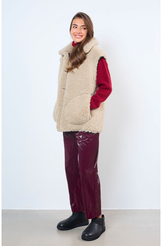 REVERSIBLE SHEEPSKIN JACKET - 6