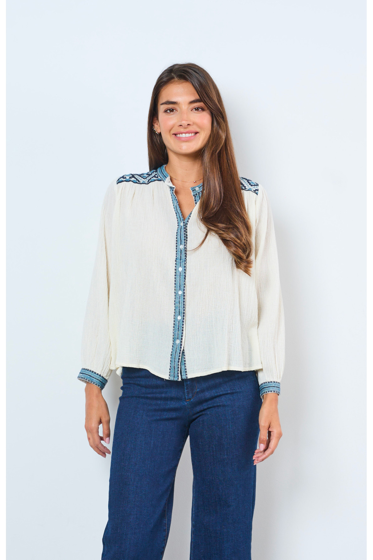 EMBROIDERED BLOUSE - 1