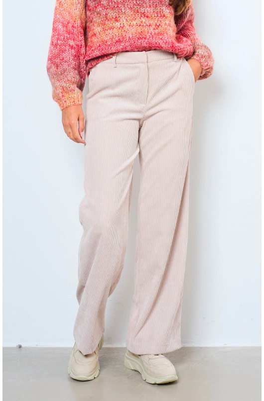 PANTALON DROIT VELOUR - 4