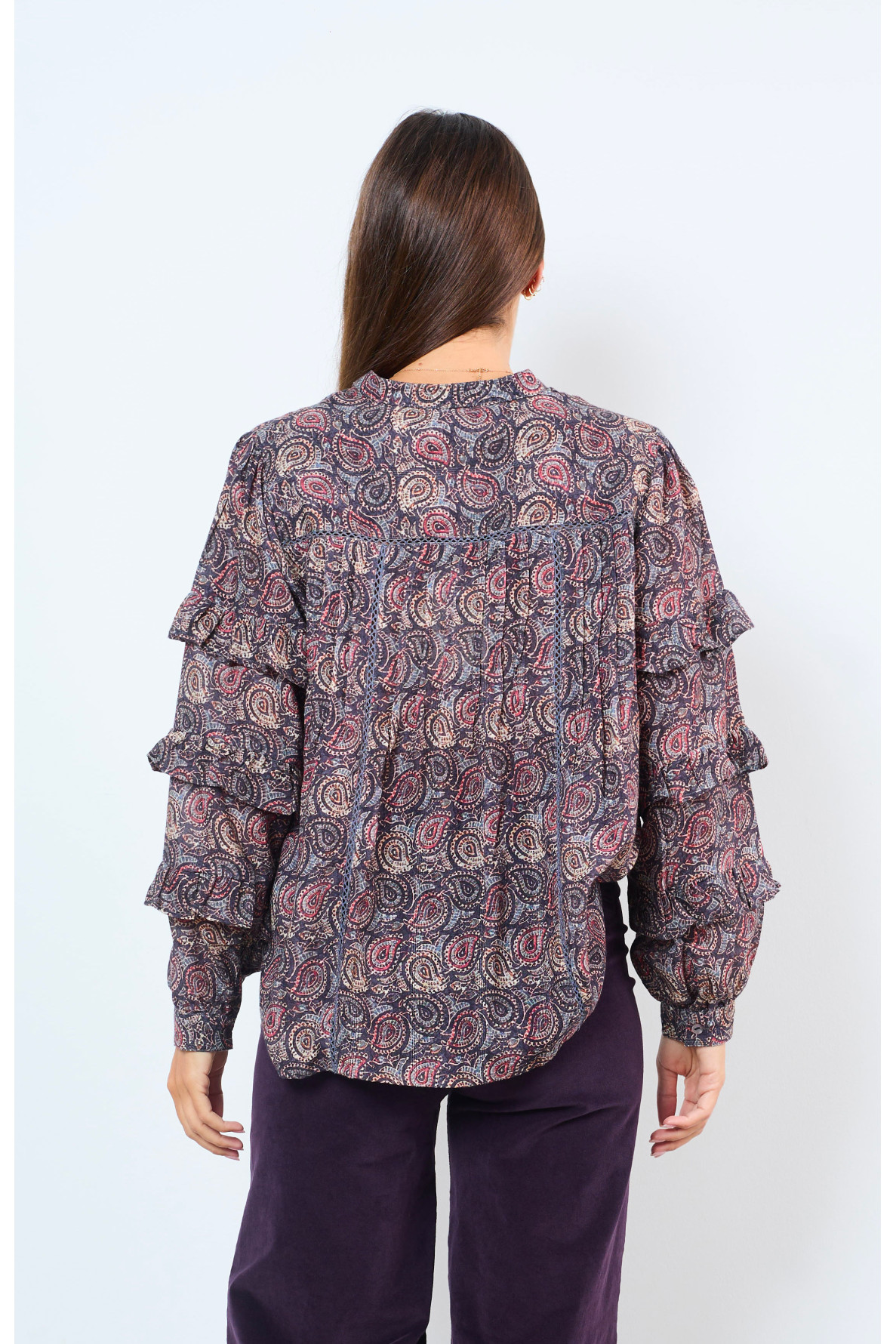 BLOUSE AVEC VOLANTS - 4