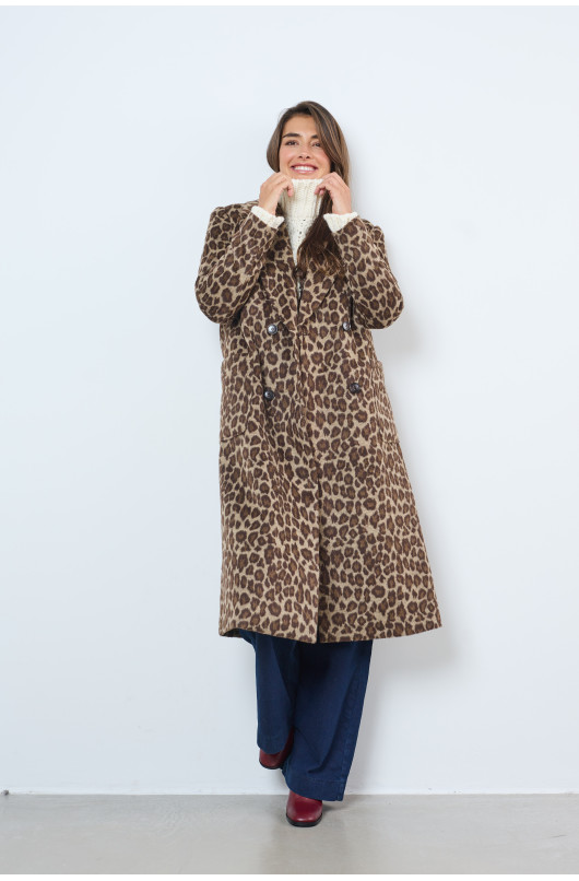 LONG LEOPARD COAT - 2 - The Korner - 2 