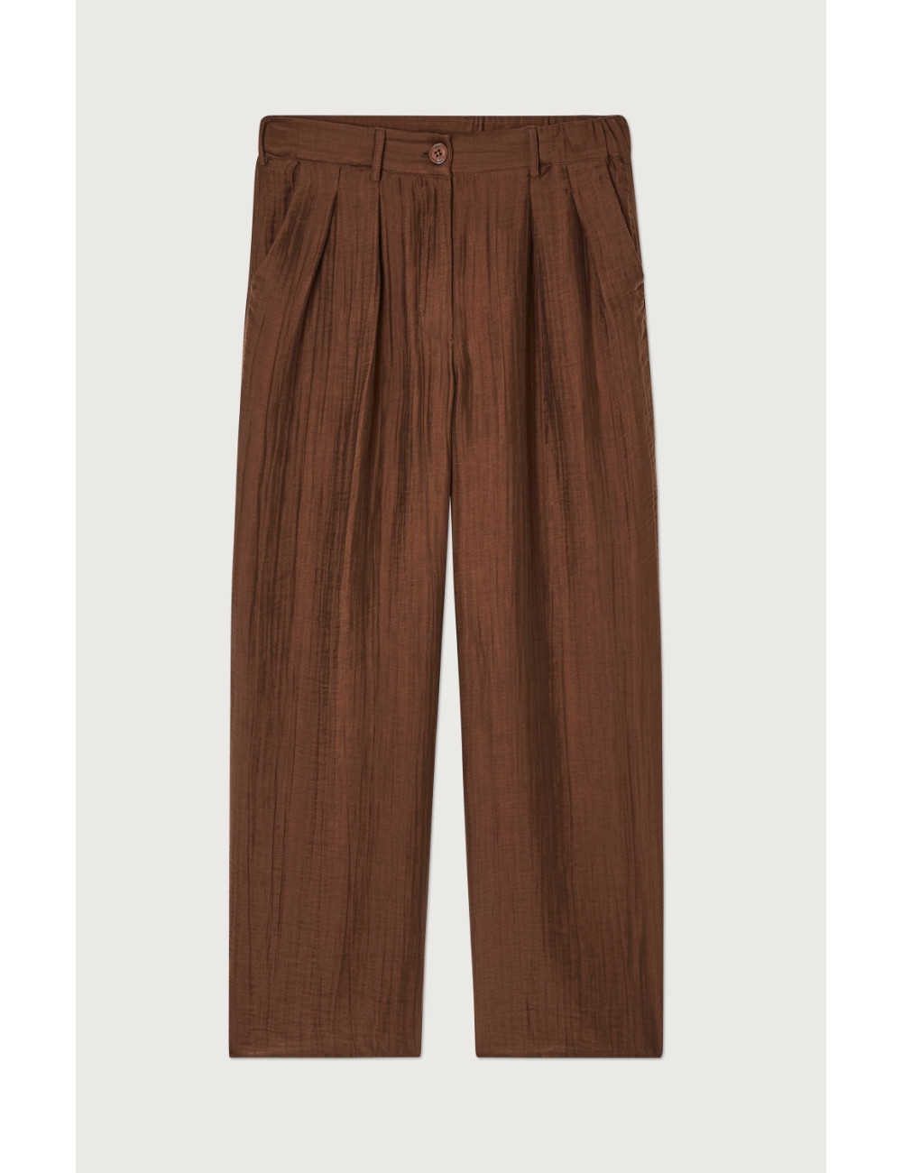 PANTALON AMPLE EN SOIE - 