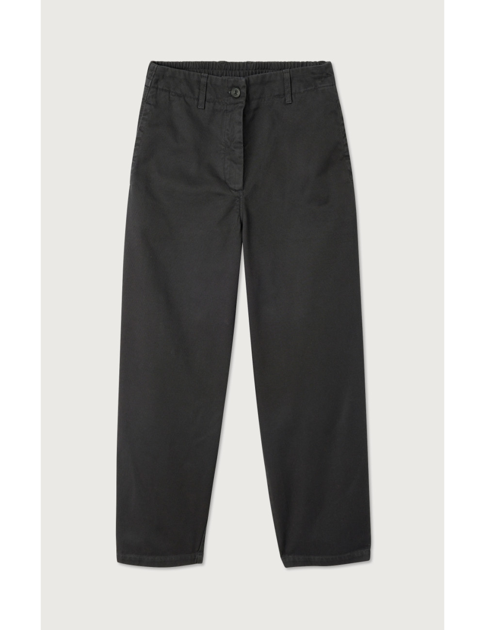 BLACK COTTON PANTS - 