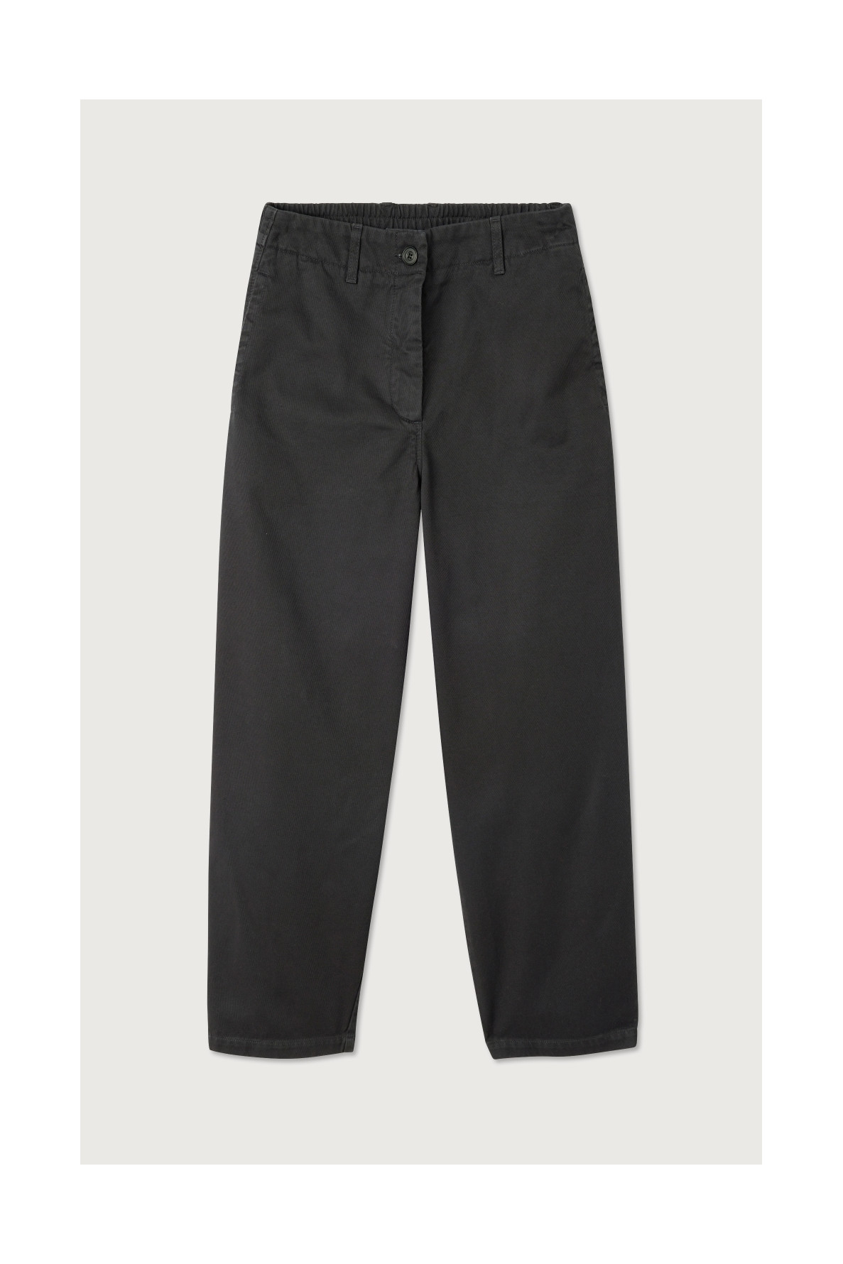 BLACK COTTON PANTS - 1