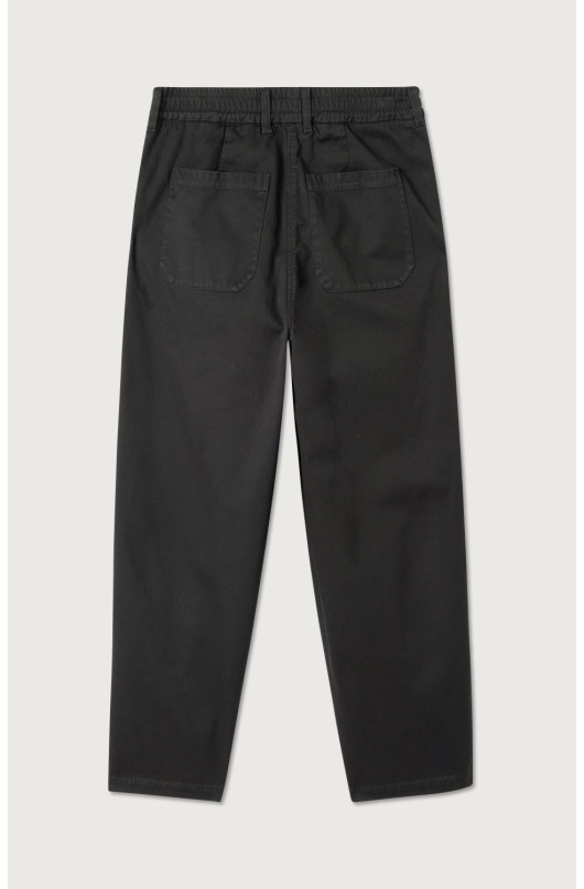 BLACK COTTON PANTS - 3