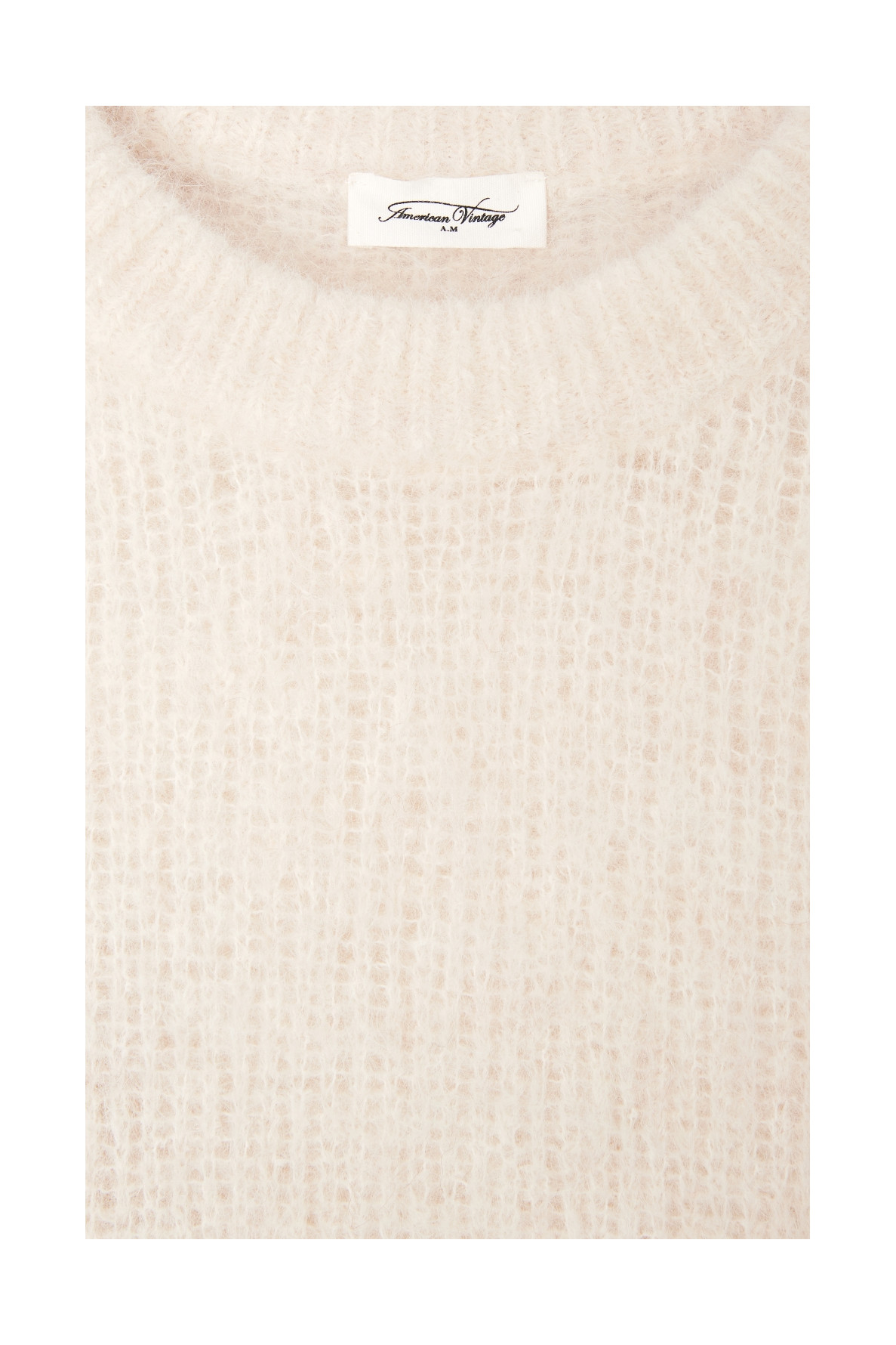 PULL COL ROND LAINE MOHAIR - 4