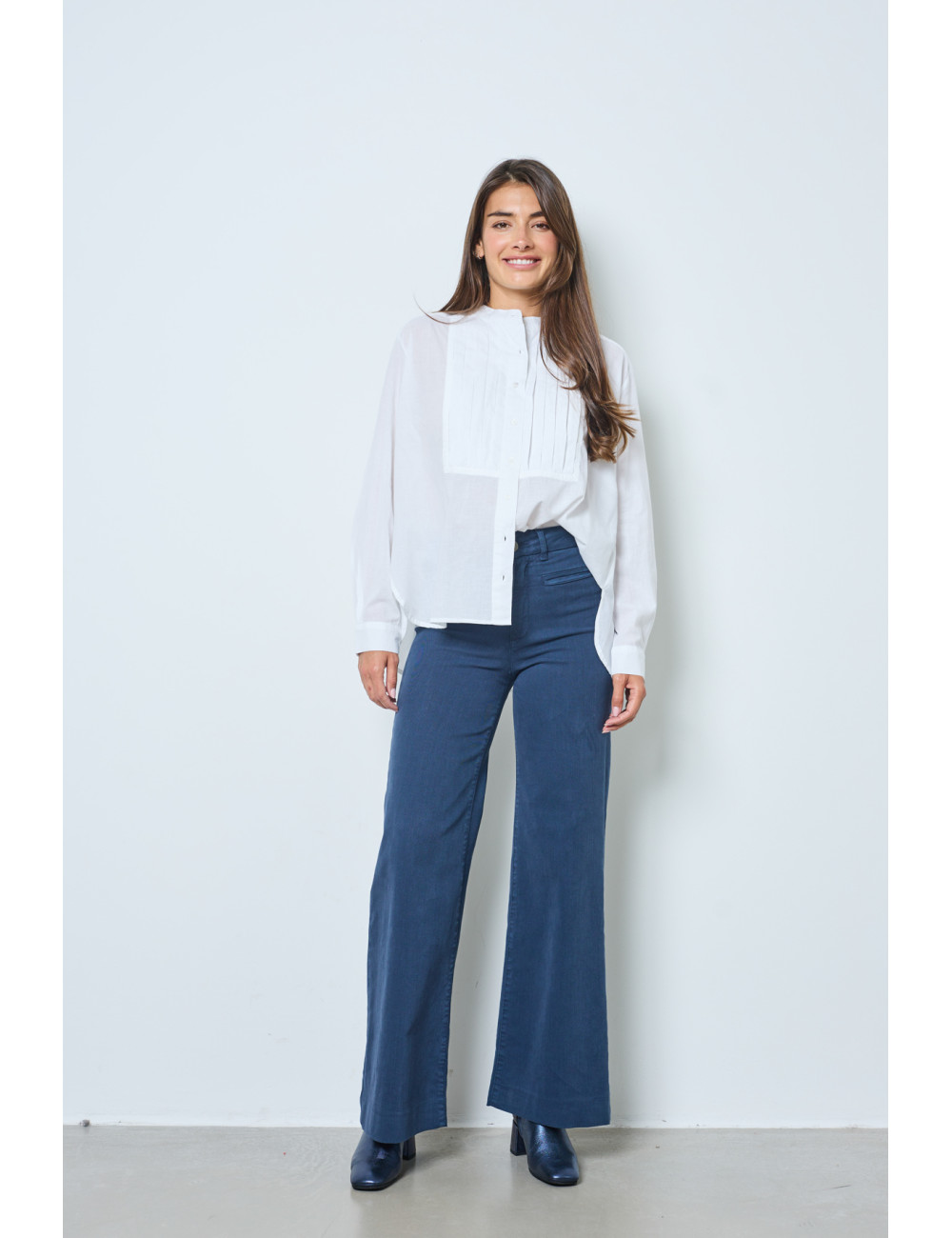 PANTALON VELOURS ÉVASÉ - 