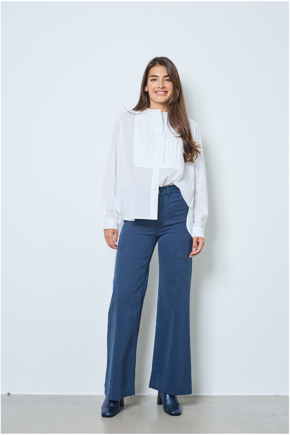 PANTALON VELOURS ÉVASÉ - 1