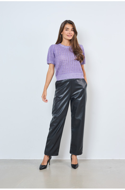 FAUX LEATHER PANTS - 2 - Reiko - 2 