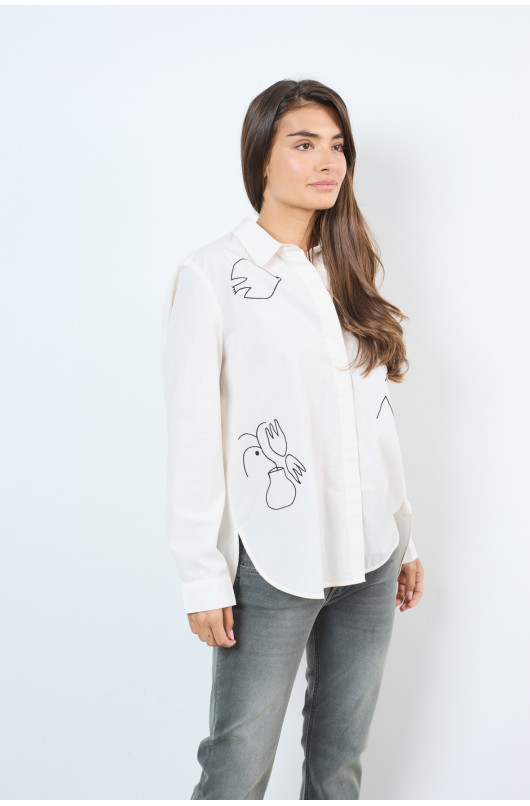 BLOUSE JULIE COTON - 3 - Sacre-coeur - 3 