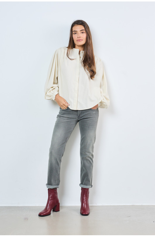 GIANNI LONG-SLEEVE BLOUSE - 4