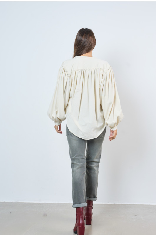 GIANNI LONG-SLEEVE BLOUSE - 5