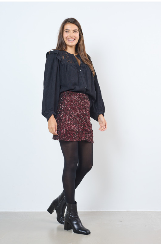 BLOUSE MANCHES LONGUES - 4