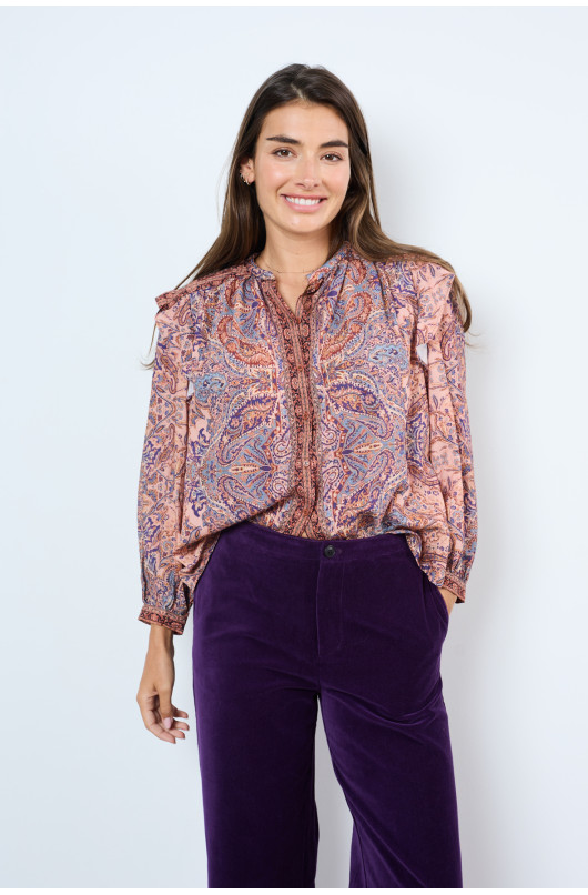 PRINTED  BLOUSE - 1 - See U Soon - 1 