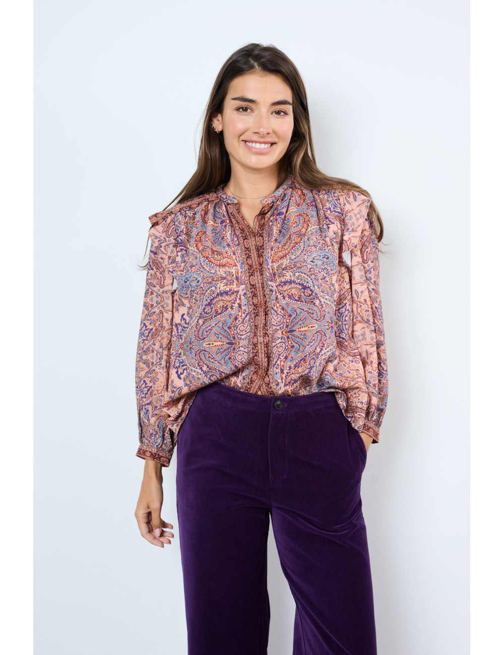 PRINTED  BLOUSE - 