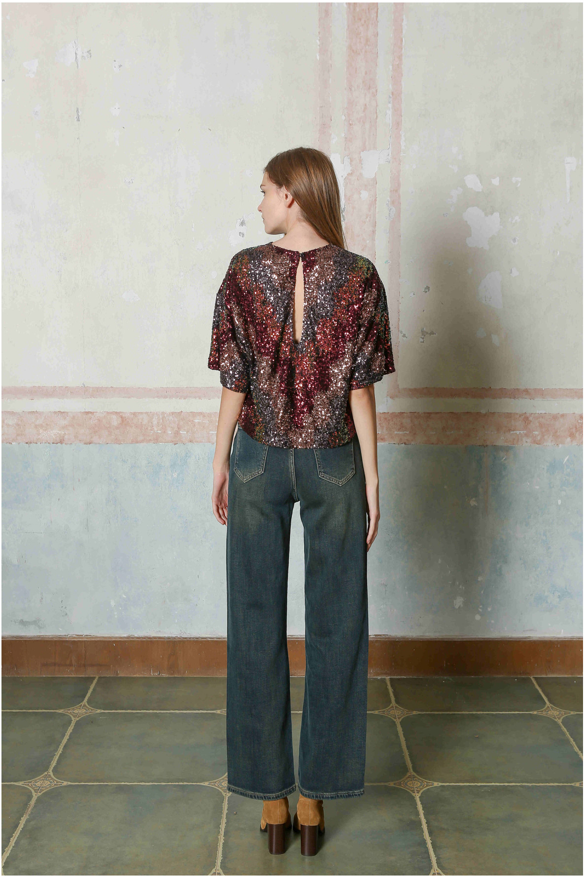 PAILLETTEN BLOUSE - 3