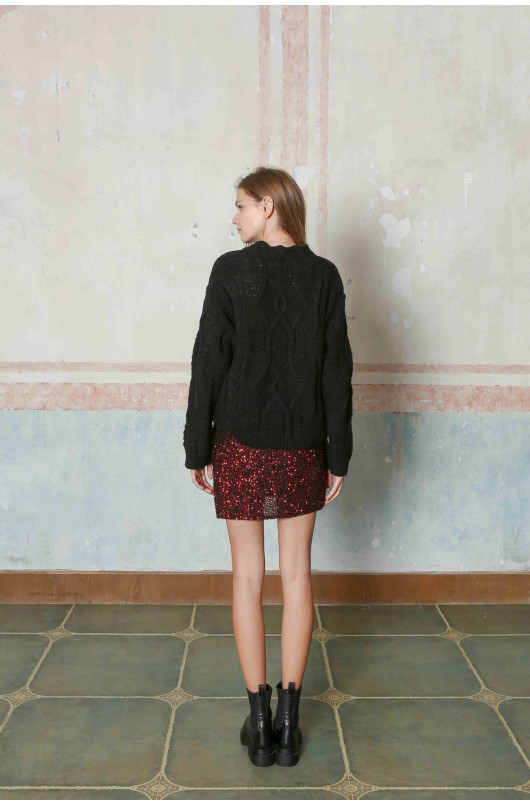 SHORT SEQUIN SKIRT - 2 - See U Soon - 2 