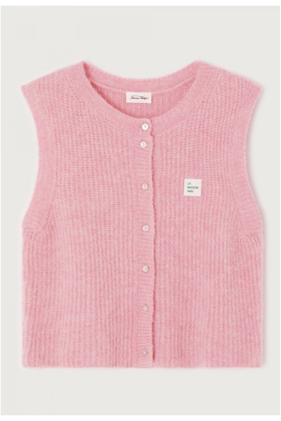 WOOL SLEEVELESS VEST - 4