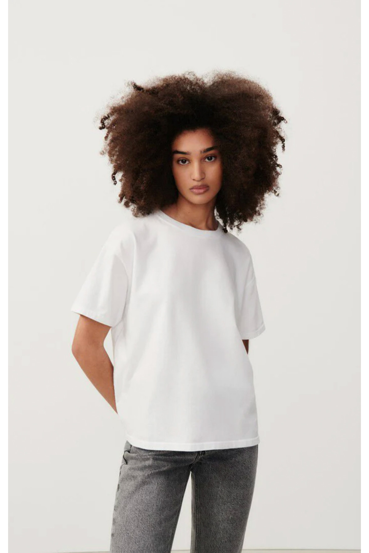 T-SHIRT MANCHES COURTES EN COTON - 1