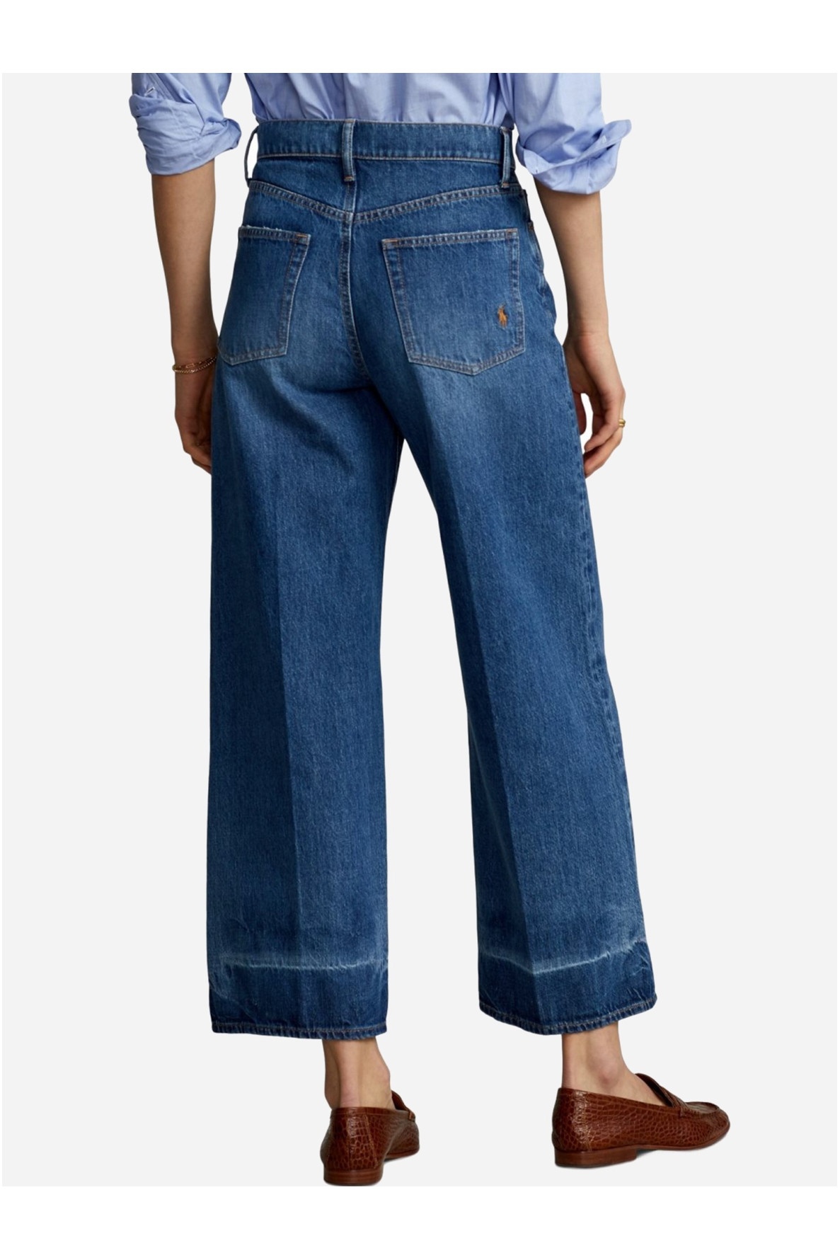 WIDE LEG CROPPED JEAN - 2