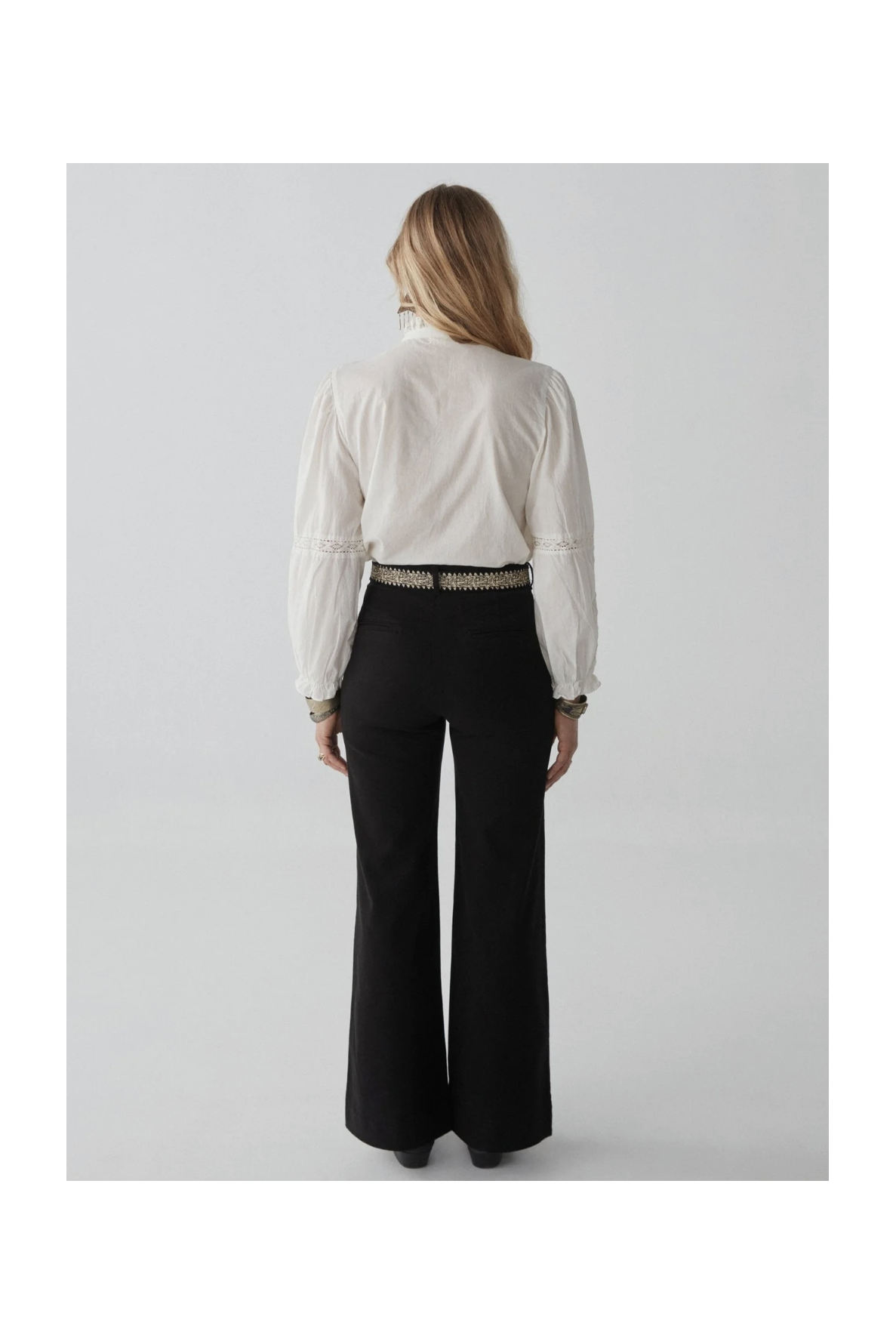 PANTALON VELOURS ÉVASÉ - 7