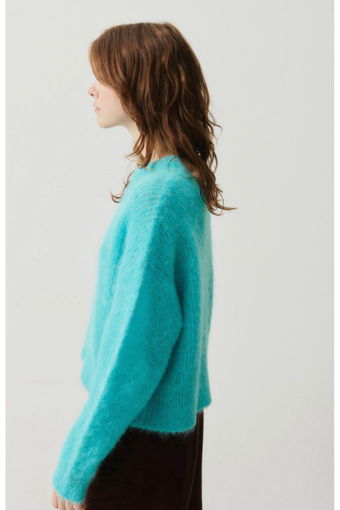 PULL COL ROND LAINE MOHAIR - 3