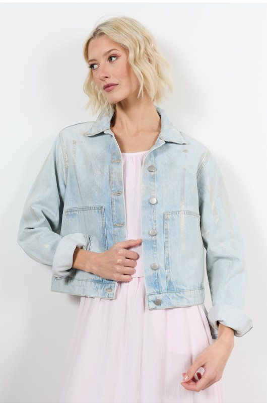 veste en jeans ss col ml - 1 - Love at Me - 1 